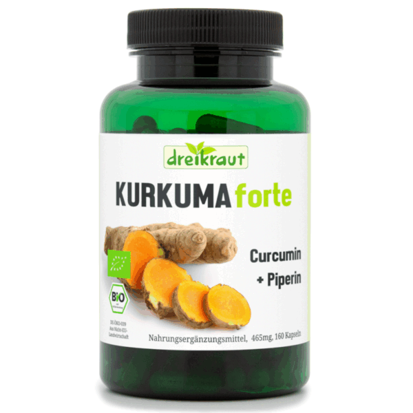 Kurkuma Forte Bio, 160 Kapseln, 465mg