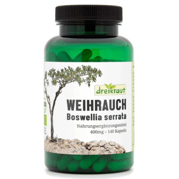 Weihrauch-Extrakt, Bio, 400mg, 140 Kapseln
