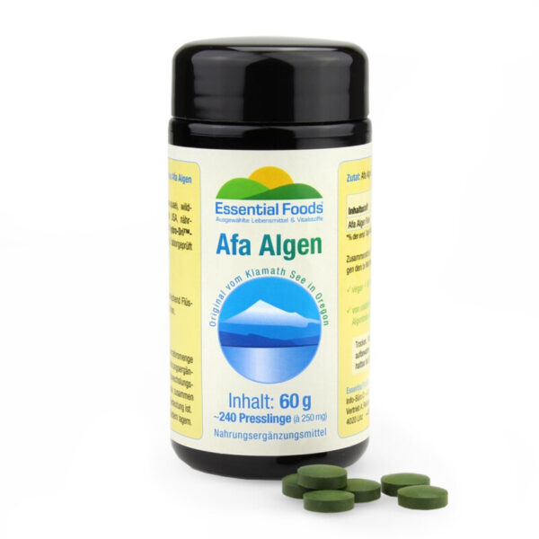 Afa Algen aus dem Klamath-See, ca. 240 Presslinge, 60g