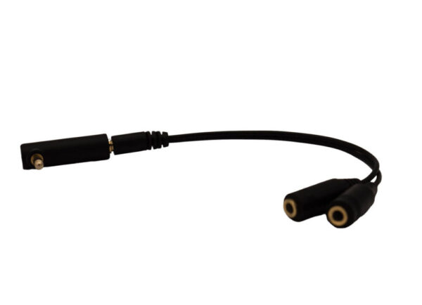 Abgewinkelter Y-Adapter mit Anschlusskabel f?r Drei-Stufen-Feinstrom-Ger?t ?Kompakt & Mobil?