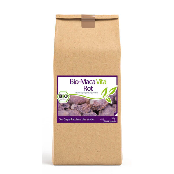 Bio-Maca Vita rot - 300 Kapseln im Vorratsbeutel