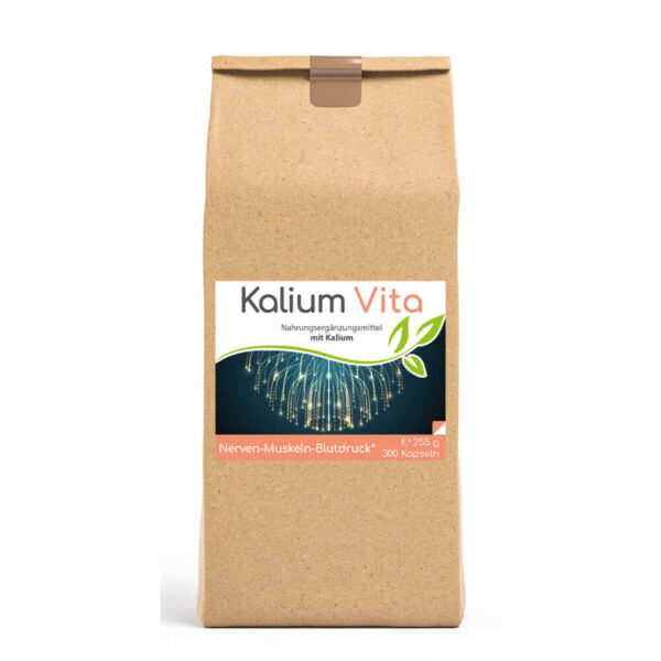 Kalium Vita (Nerven-Muskeln-Blutdruck) 300 Kapseln im Vorratsbeutel