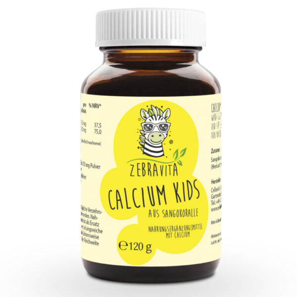 Calcium kids (nat?rlicher Calcium Lieferant) f?r Kinder - 120g Pulver im Glas