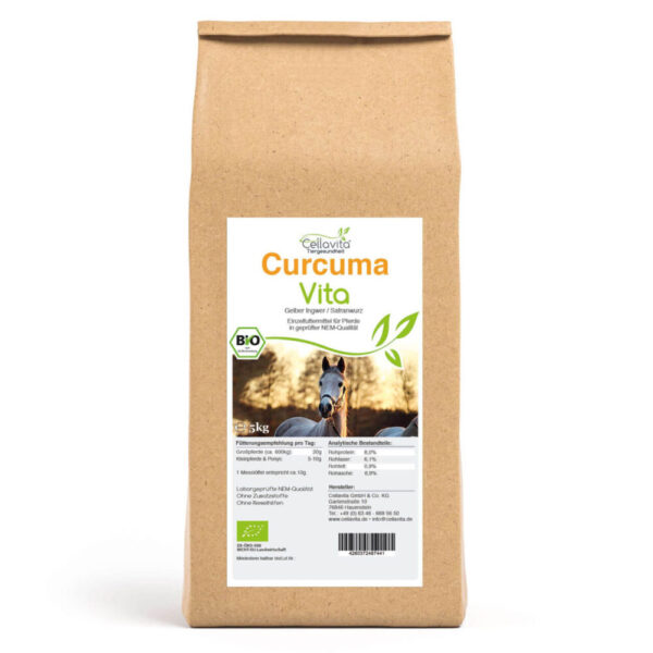 Bio-Curcuma Vita f?r Pferde 5kg Vorratsbeutel