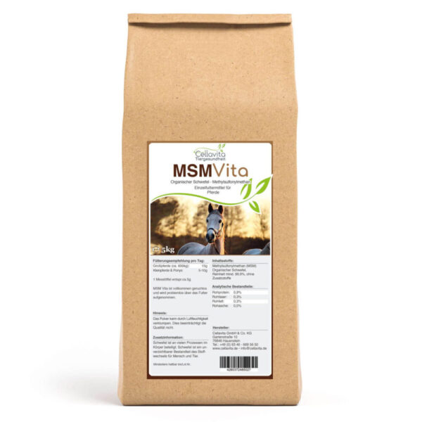 MSM - Organischer Schwefel - 5 kg f?r Pferde
