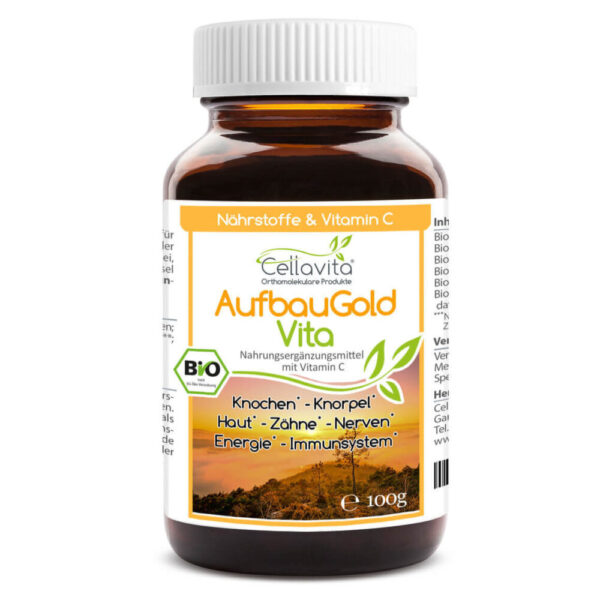 Aufbau-Gold Vita (Bio) Knochen Haut Z?hne 100g im Glas