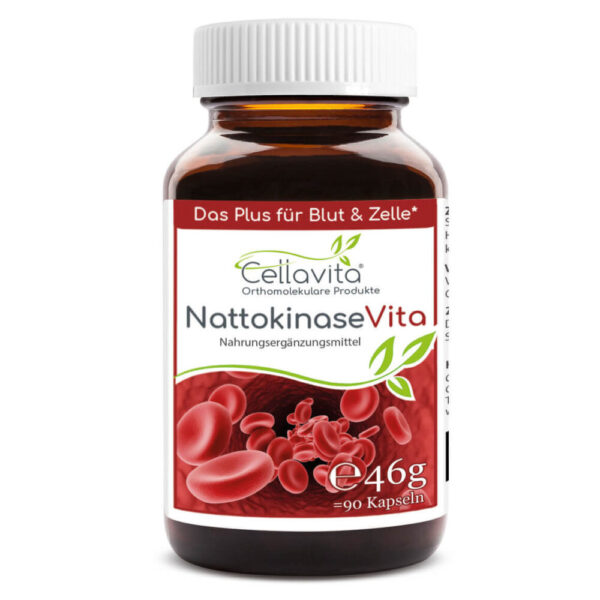Nattokinase Vita (Das Plus f?r Blut & Zelle) 90 Kapseln im Glas