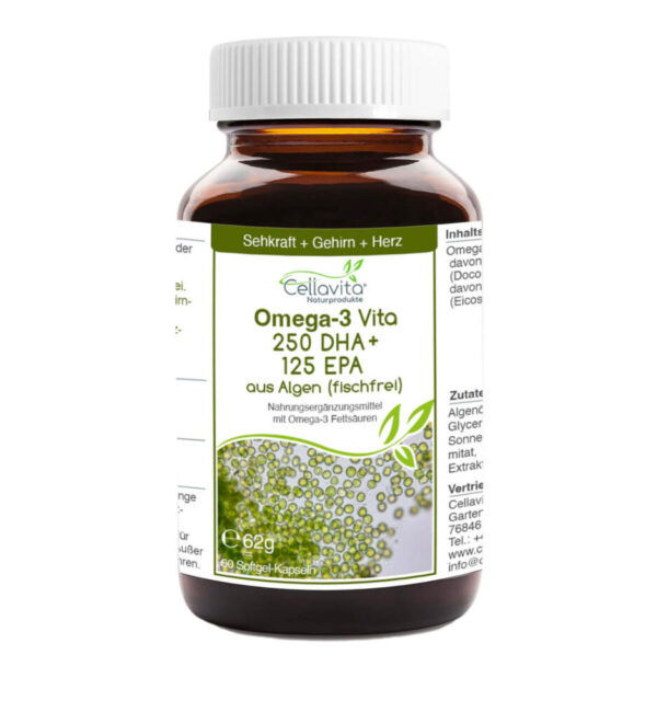 Omega-3 Vita DHA-EPA 60 Kapseln (fischfrei)