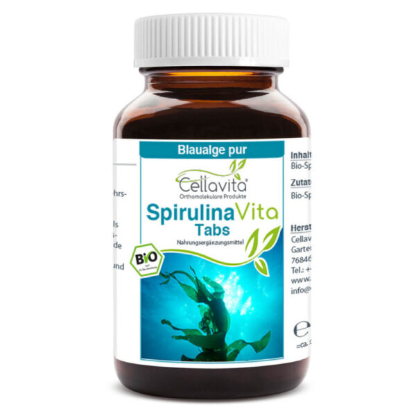 Bio Spirulina Vita Tabs ? 400mg - 100g - 25 Tages Vorrat