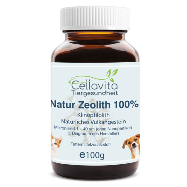 Zeolith - 100g f?r Hunde & Katzen im Glas