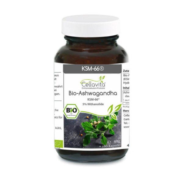 Bio Ashwagandha KSM-66? 180 Kapseln