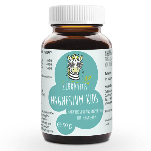 Magnesium kids f?r Kinder - 90g Pulver im Glas
