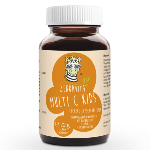 Multi C kids f?r Kinder 3-Monatsvorrat 180 Tabletten im Glas