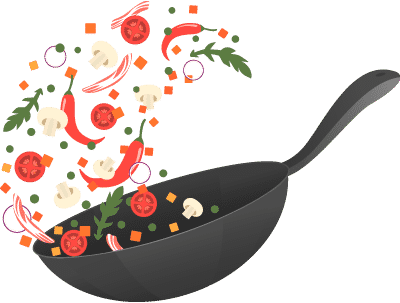 Pfanne Essen braten