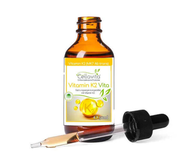 Vitamin K2 100?g pro TD MK7 all trans vegan 1750 Tropfen 50ml