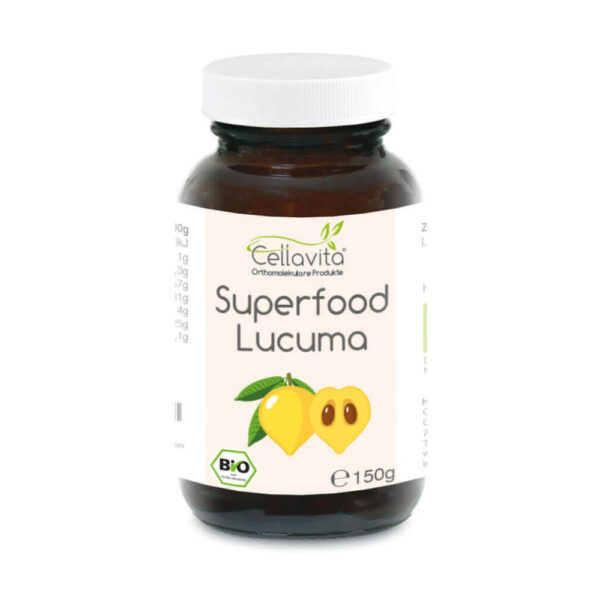 Superfood Lucuma bio Pulver 150g im Glas