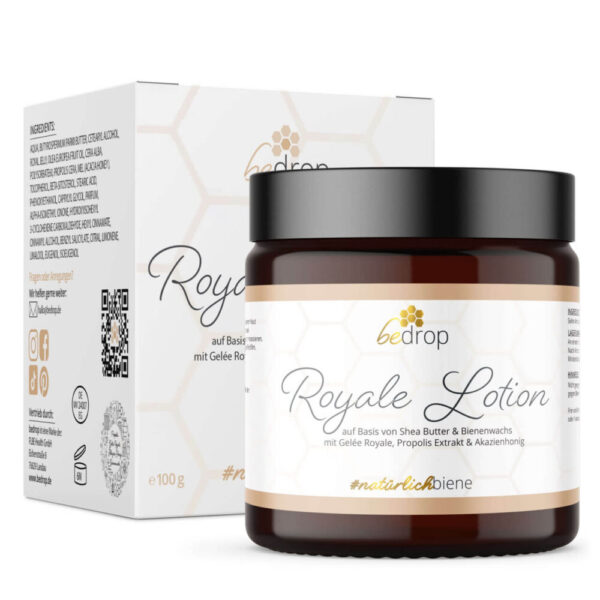 K?rperlotion / Bodylotion mit Gel?e Royale, Propolis, Sheabutter & Akazienhonig - 100g