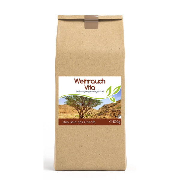 Weihrauch Vita (Boswellia Sacra) 4-Monatsvorrat - 500g im Be